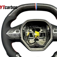 Volant de course personnalisé en fibre de carbone véritable YTcarbon pour accessoires intérieurs de voiture 208 E208 308 E308 408 E408 508 E508