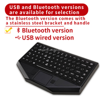 Nouveau clavier de bureau compact et robuste à commutateurs mécaniques à ciseaux, double mode, rétroéclairage RGB, programmable, 83 touches, USB-C/USB-A, en plastique