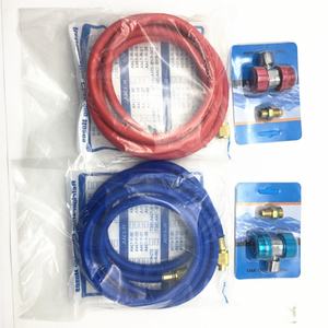 R134a R410a W.P 800psi 냉매 게이지 AC 충전 프레온 호스 자동차 - Product Image 5