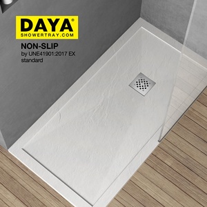 Bandeja <span class=keywords><strong>de</strong></span> <span class=keywords><strong>ducha</strong></span> <span class=keywords><strong>de</strong></span> polimármol <span class=keywords><strong>de</strong></span> resina, base <span class=keywords><strong>de</strong></span> repuesto para bañera <span class=keywords><strong>de</strong></span> baño <span class=keywords><strong>de</strong></span> pie <span class=keywords><strong>de</strong></span> <span class=keywords><strong>pizarra</strong></span> negra - Product Image 5