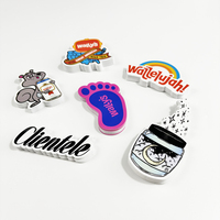 Autocollants en vinyle mignons personnalisés à bas quantité minimale de commande, découpés individuellement, imprimant l'autocollant adhésif d'étiquette épaisse en PVC