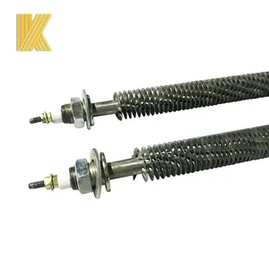 Electrical Resistance Heat Rod Stainless Steel Fin Heating Element Air Duct Tubular Heaters With Fins