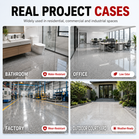 Peinture liquide populaire auto-nivelante effet marbre sable coloré en résine époxy pour revêtement de sol Terrazzo pour sols de maison et de garage