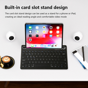 Bàn phím không dây hai chế độ 2.4G khe cắm thẻ điện thoại di động máy tính bảng không dây Bàn phím văn phòng và Bộ chuột - Product Image 4