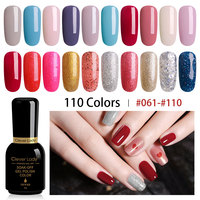 Échantillons Gratuits de Vernis à Ongles Gel UV, Vernis à Ongles Hybride, Esmalte Permanente, 110 Couleurs, Vernis Gel LED, Résine pour Manucure, 8ml