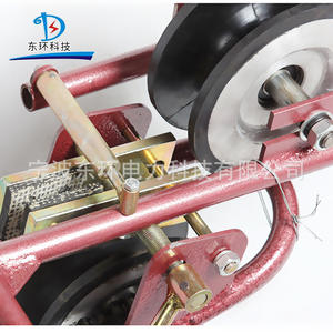 สายเคเบิลตรวจสอบรางไฟฟ้าแบบใช้เท้าเหยียบ 400 พิทช์ แบบเส้นเดียวแนวนอน สองเส้นแนวตั้ง สี่เส้น แบบจักรยาน - Product Image 2