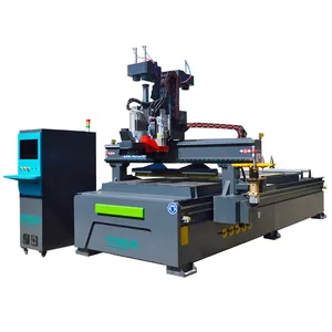 Discounted Price !! auto unloading ATC 4 Axis Cnc Router, Cnc Wood Router Engraving Machine for Mold, Door, Cabinet, Cylinder