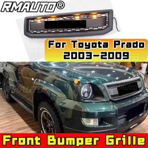 Bandes décoratives LED pour calandre de voiture, kit carrosserie de calandre de course, calandre avant pour Toyota Prado 2003-2009, pièce extérieure - Product Image 3