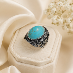 Anello Vintage Traforato per Donne, Anello Creativo di Design Retrò, Accessorio per Dito - Product Image 6