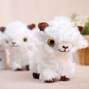 Peluche Mouton de Simulation Mignonne en Coton PP Rembourrée 11-30cm, Cadeau d'Anniversaire, Décoration Maison, Jouet en Tissu, Accessoires 100% Coton - Product Image 4