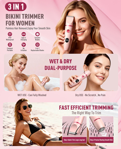 Tondeuse bikini <span class=keywords><strong>pour</strong></span> femmes, rasoirs électriques 3-en-1 <span class=keywords><strong>pour</strong></span> femmes, <span class=keywords><strong>rasoir</strong></span> étanche <span class=keywords><strong>pour</strong></span> <span class=keywords><strong>poils</strong></span> <span class=keywords><strong>pubiens</strong></span>, visage et aisselles - Product Image 5