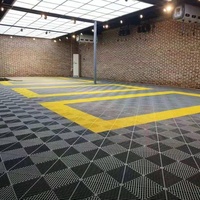 Brandneue Rissbeständige Ineinandergreifende PP-Garagenbodenfliesen für Werkstätten, Hotels, Sportstätten - Direktverkauf ab Werk