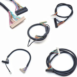 Кабель-переходник LVDS 40-контактный на 40-контактный разъем платы с изоляцией из ПВХ/ПТФЭ и медным проводником с лужением для электронных устройств - Product Image 1