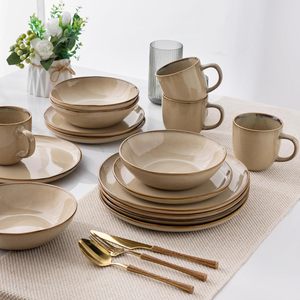 Tái Sử Dụng Bộ Đồ Ăn Bộ Cho Bữa Ăn Tối Sứ Bộ Đồ Ăn Đặt Gốm Bộ Đồ Ăn - Product Image 5