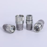 Accouplements hydrauliques filetés à déconnexion rapide robustes ISO 14541 |   Raccords en acier au carbone filetés 3/8" BSP |   Zingué |