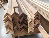 Plinthe en bois massif de cèdre rouge occidental, grain droit, taille OEM, pour projet d'aménagement intérieur de sauna