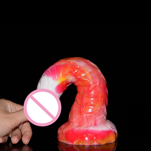 Facilidad de uso Coño Masaje anal <span class=keywords><strong>Lesbianas</strong></span> Masturbarse Juguetes sexuales YOCY Nuevo diseño Consolador de silicona para pareja - Product Image 2