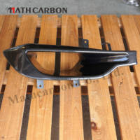 Mathcarbon Dry Carbon Fiber Headlight Delete for BMW F30 Lightweight Racing Air Intake Cover 3 Series Performance M326 Easy