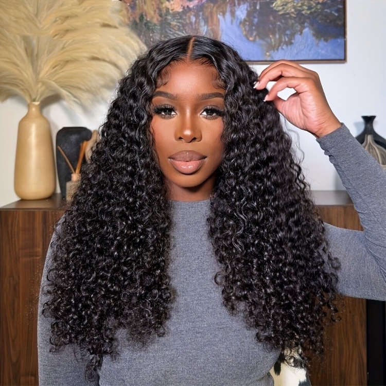 wig curly human hair