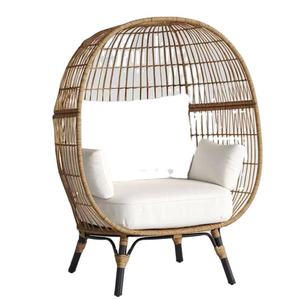 Hot Bán Ngoài Trời Chim Của Tổ Nằm Ghế Wicker Treo Giường Cho Khách Sạn Khách Sạn Sân Hiên Ngoài Trời Vòng Mây Ngả Giường - Product Image 1