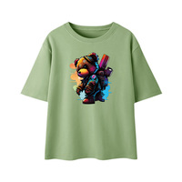 Transferencias Termoadhesivas Personalizadas de Oso de Dibujos Animados para Impresión por Transferencia, Plastisol para Decoración de Ropa y Prendas