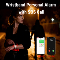 Jam Tangan Alarm Keamanan Pribadi 130dB SOS Suara Aman Panggilan Darurat SMS & Lokasi GPS untuk Deteksi Jatuh Lansia Wanita Anak-anak