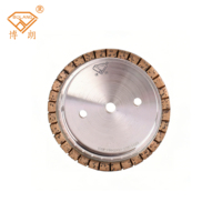 Meule diamantée segmentée en forme de coupelle 150*10*10 pour machine à chanfreiner le verre et machine à rectifier le verre