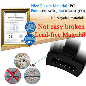 Vente chaude jolie <span class=keywords><strong>fleur</strong></span> grande <span class=keywords><strong>pince</strong></span> à <span class=keywords><strong>crabe</strong></span> pour fille - Product Image 5