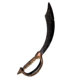 Exquisito ABS plástico Anime pirata espada Cosplay Halloween disfraz evento juguete arma espadas conjunto Color bronce Ligero y seguro - Product Image 2