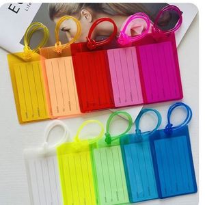 Plastic Luggage Assorted <b>Name</b> Identification Labels Flexible Suitcase <b>Tags</b> for Travel Baggage Promotion Gift - Product Image 3