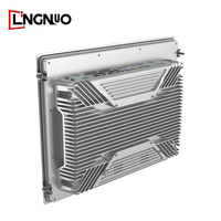 PC Industriale Robusto da 15 Pollici con CPU Intel Opzionale, RAM e SSD Personalizzabili, Ingresso DC a Tensione Ampia da 9V a 36V per Automazione