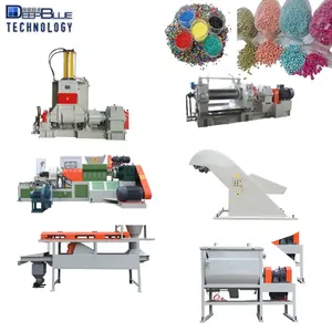 Machine Granule EVA Internal Mixer Banbury Mixer Double Screw Plastic Granulators Recycling