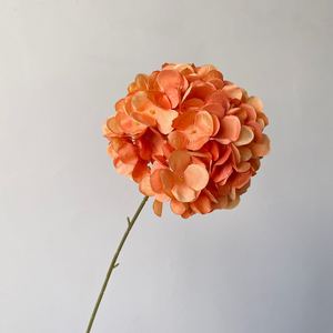 Fleurs d'hortensia artificielles réalistes au toucher naturel, vente en gros, 70 cm, en latex souple, aspect naturel, tige unique - Product Image 1