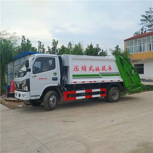 شاحنة قمامة مطبخ بقاعدة عجلات إلكترونية من <span class=keywords><strong>Dongfeng</strong></span> مع <span class=keywords><strong>4</strong></span> أمتار مكعبة - Product Image 3