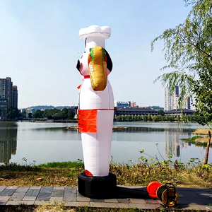 Ballons géants gonflables gonflables, bonhomme de neige, <span class=keywords><strong>chef</strong></span> de cuisine, père noël, tube d'air, ballons danseurs. - Product Image 5