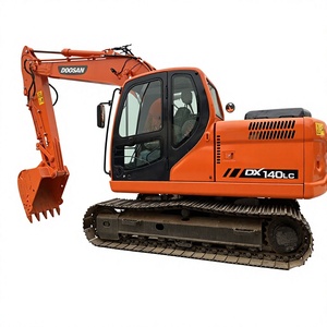 Excavadora Usada DOOSAN DX140LC de 14 Toneladas, Motor Original Coreano DL06, Cucharón de 0.51m³ - Product Image 1