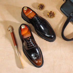 Botas Impermeables de Invierno, Estilo Nuevo, Clásicas, Versátiles, Casuales, de Caña Alta, para Trabajo al Aire Libre, de Cuero Genuino para Hombre, que Aumentan la Estatura, Deportivas - Product Image 3