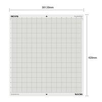 Alfombrilla de corte NICAPA de 14x15 pulgadas para Silhouette Cameo 4 Plus Cameo 4 Pro, alfombrillas de corte de PVC autocurativas, 1 unids/pack
