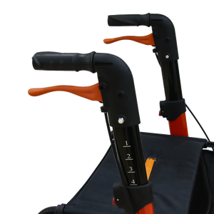 רולר רולר מתקפל למבוגר 4 גלגלים עם מושב עמיד סיוע עבור קשישים - Product Image 3