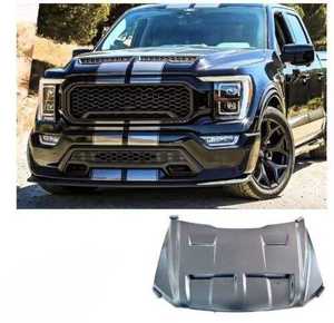 Capot en aluminium avec évents pour FORD F150 2021 <span class=keywords><strong>2022</strong></span> 2023 Wholesale Engine Cover - Product Image 2