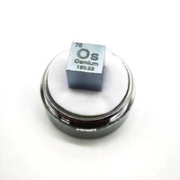 10x10x10mm Osmium Cube 99.95% Haute Densité 10mm Osmium Os Morceaux pour Collection Invest