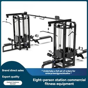 جهاز تمارين منزلي شامل متعدد الوظائف، آلة سميث فولاذية، جهاز تدريب للقرفصاء والضغط وتمارين العضلات الثلاثية الرؤوس - Product Image 5