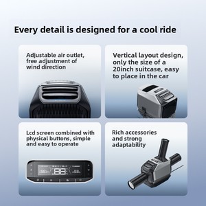 Climatiseur portable intelligent EcoFlow Wave 2 5100 BTU pour <span class=keywords><strong>camping</strong></span>, <span class=keywords><strong>camping</strong></span>-car, extérieur, avec contrôle par application, en métal, économie d'énergie, garantie 1 an - Product Image 5