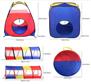 Offre Spéciale 4 en 1 Pop Up enfants Toddler Ball Pit House avec <span class=keywords><strong>2</strong></span> tentes et <span class=keywords><strong>2</strong></span> Tunnel pour enfants, garçons, filles... - Product Image 2