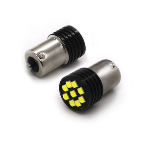 หลอดไฟ LED สำหรับรถยนต์, ไฟเบรก, 1156, 3030, ไฟถอยหลัง LED 9SMD, ไฟเลี้ยวและไฟท้ายสำหรับรถจักรยานยนต์ - Product Image 2
