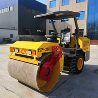 Compacteur vibrant à tambour unique 3,5T YZF-35X avec moteur et pompe haute performance pour la construction routière et de fondations