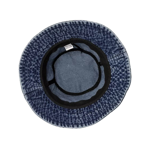 Casquette de pêcheur en denim vintage lavé 100% coton avec logo personnalisé brodé pour l'été, <span class=keywords><strong>la</strong></span> plage, <span class=keywords><strong>le</strong></span> golf et <span class=keywords><strong>la</strong></span> pêche - Product Image 4