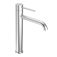 Robinet de cuisine moderne en acier inoxydable nickel brossé, monocommande, à monter sur comptoir, monotrou, avec capteur sans contact et débit contrôlé