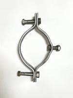 Collier de poteau réglable en acier galvanisé à chaud pour la fixation de bornes de recharge de véhicules électriques, câble d'alimentation électrique ISO9001