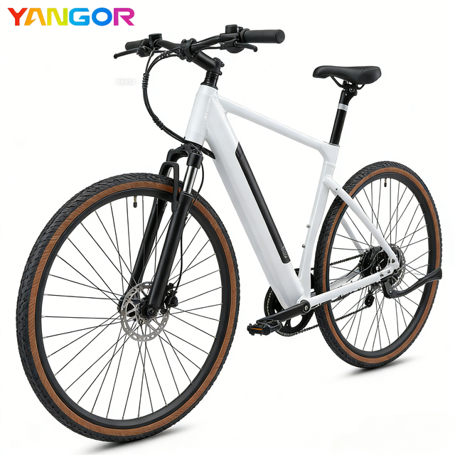 7-Speed Aluminum Frame 700c Wheel Electric Bike 36V 250W 10.4AH Dual-Purpose Mountain Road
